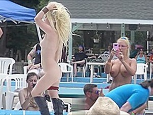 Midget, Nudist, Public, Small Tits, Strip