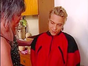 Perverted Granny Crammed Hard In The Butt