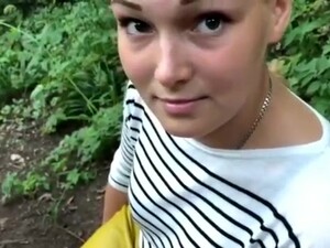 Outdoor, Russian, Shaving, Whore, Wife