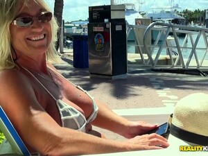 Horny Milf With In A Bikini Fucks Hard On A Luxurious Yacht