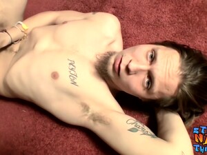 Slim Bum Buddy Max Ward Enjoys Jerking Off In Bed Solo