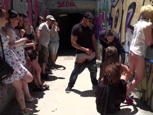 Tina Kay Ties Up And Humiliates Molly Saint Rose In Public