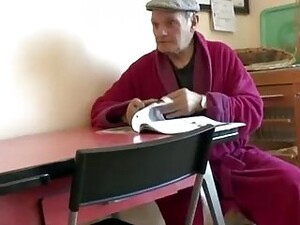 Elderly Man Is About To Get A Blowjob From His Asian Nurse And Even Fuck Her