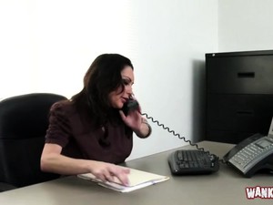 大奶头, 褐发, 熟妇, 长袜