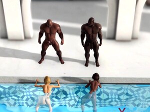 3D, Kontol gede, Kulit hitam