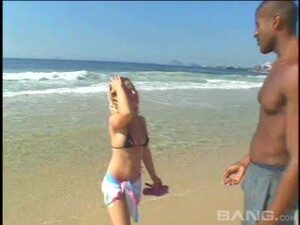 Beach, Bikini, Blonde, Cock Sucking, Natural