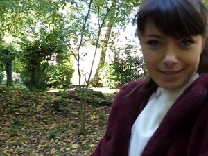 19 Years Old Brunette Girl Does Her First Porno Casting