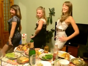 Three Delicious Lasses Get Really Crazy At A Party